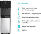 Avalon Bottom Loading Water Cooler Water Dispenser with BioGuard 3 Temperature Settings