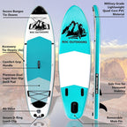 ROC inflatable stand-up paddle board SUP paddle board accessories Anti-slip comfortable deck
