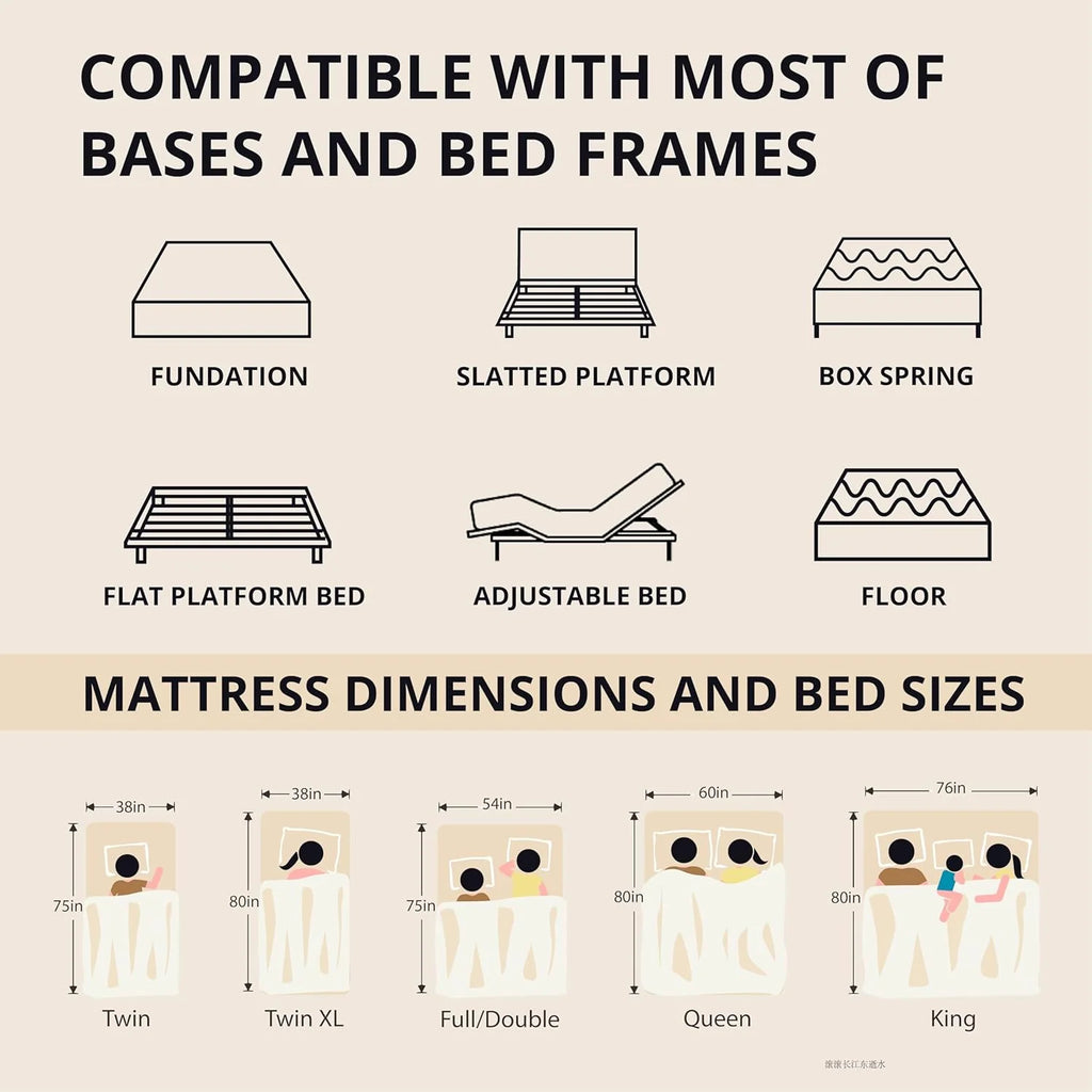 EGOHOME 14 Inch King Size Memory Foam Mattress for Back Pain, Cooling Gel Mattress Bed in a Box, Made in USA, CertiPUR-US Certified, Therapeutic Medium Mattress, 76x80x14 Black