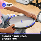 Donner Electric Drum Set For Kids Beginner, 68+ Sounds, Quiet Mesh Pad