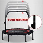 Kanchimi 40" 48" Folding Mini Fitness Indoor Exercise Workout Rebounder Trampoline