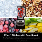 Ninja BL610 Professional 72 Oz Countertop Blender 1000-Watt Base Total Crushing Technology