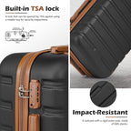 Luggage 3 Piece Set Suitcase Spinner Hardshell Lightweight TSA Lock