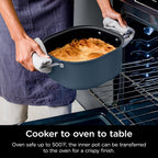 Ninja Slow Cookers 8.5-Quart Multi-Cooker with Dutch oven, steamer, glass lid with integrated spoon, nonstick and oven-safe pot