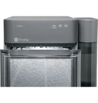 Countertop Nugget Ice Maker | Ice Machine with WiFi Connectivity | Smart Home Kitchen Essentials | Black Stainless