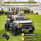 Bronco Raptor Two-Seater Ride-On Car Truck Toy Blue