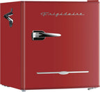Frigidaire EFR176 Retro Compact Fridge with Chiller Mini Refrigerator Built-in Bottle Opener