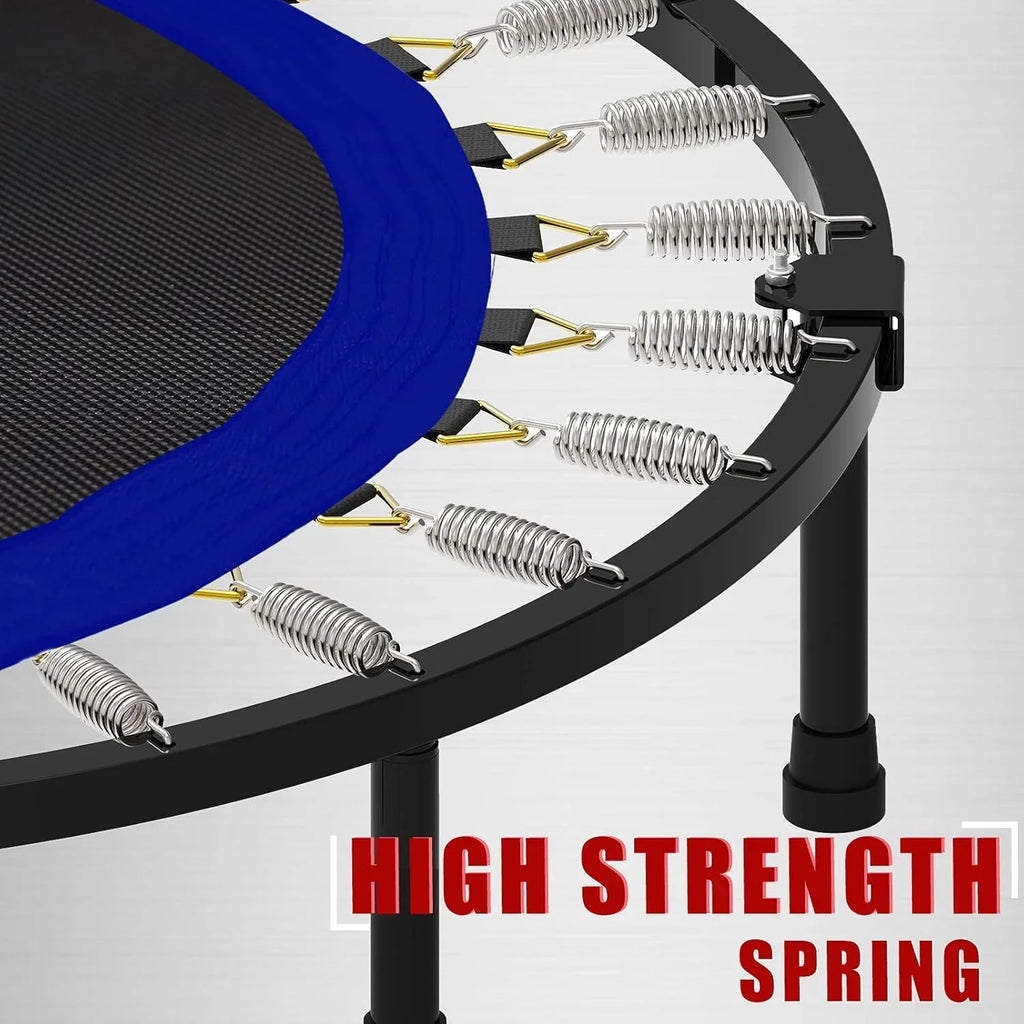 Kanchimi 40" 48" Folding Mini Fitness Indoor Exercise Workout Rebounder Trampoline
