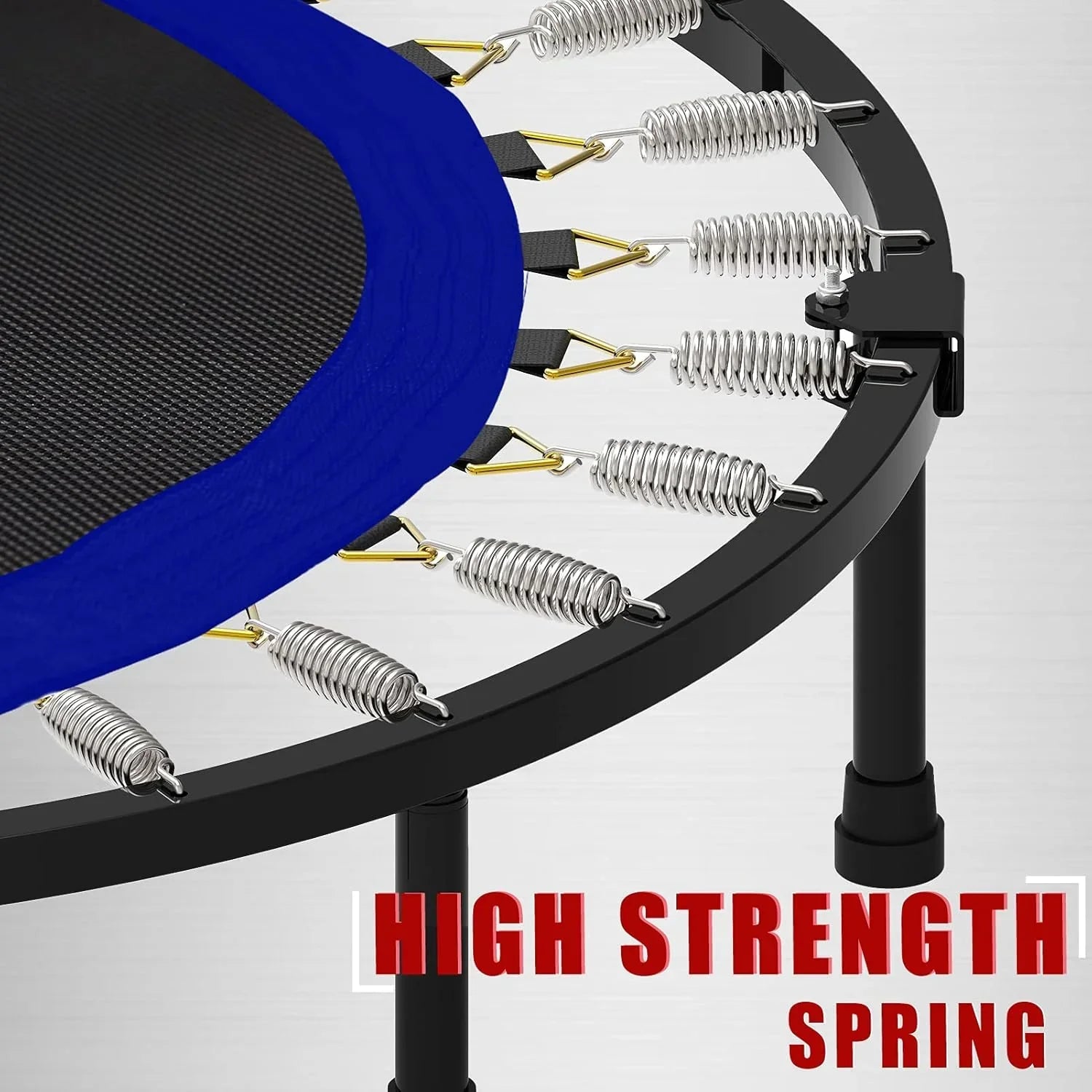 Kanchimi 40" 48" Folding Mini Fitness Indoor Exercise Workout Rebounder Trampoline