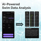 2s AR Smart Swim Goggles Anti-fog Swimming Goggles Fitness Tracker That Shows Your Metrics, Compatible with Open Water Mode