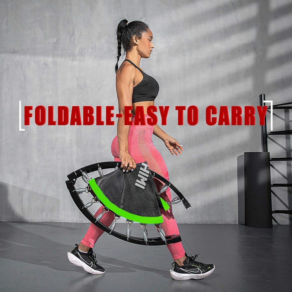 Kanchimi 40" 48" Folding Mini Fitness Indoor Exercise Workout Rebounder Trampoline