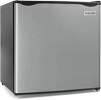 Igloo 3.2 Cu.Ft. Mini Fridge with Freezer - Single Door Compact Refrigerator with Glass Shelves for Homes