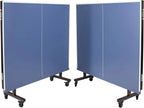 JOOLA Inside Professional MDF Indoor Ping Pong Table with Quick Clamp Table Tennis Net and Post Set - 10 Minute Easy Assembly - Tournament Quality - Foldable with Single Player Playback Mode