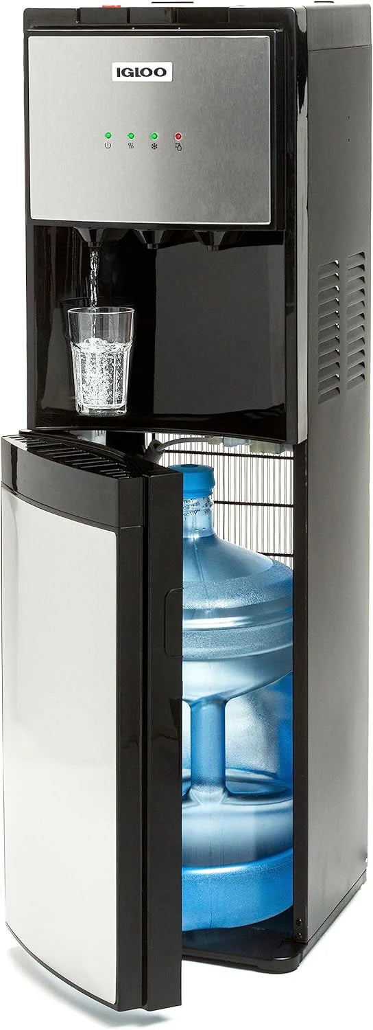Igloo Bottom Loading Water Dispenser "Hot, Cold and Room Temperature Water Dispenser" White