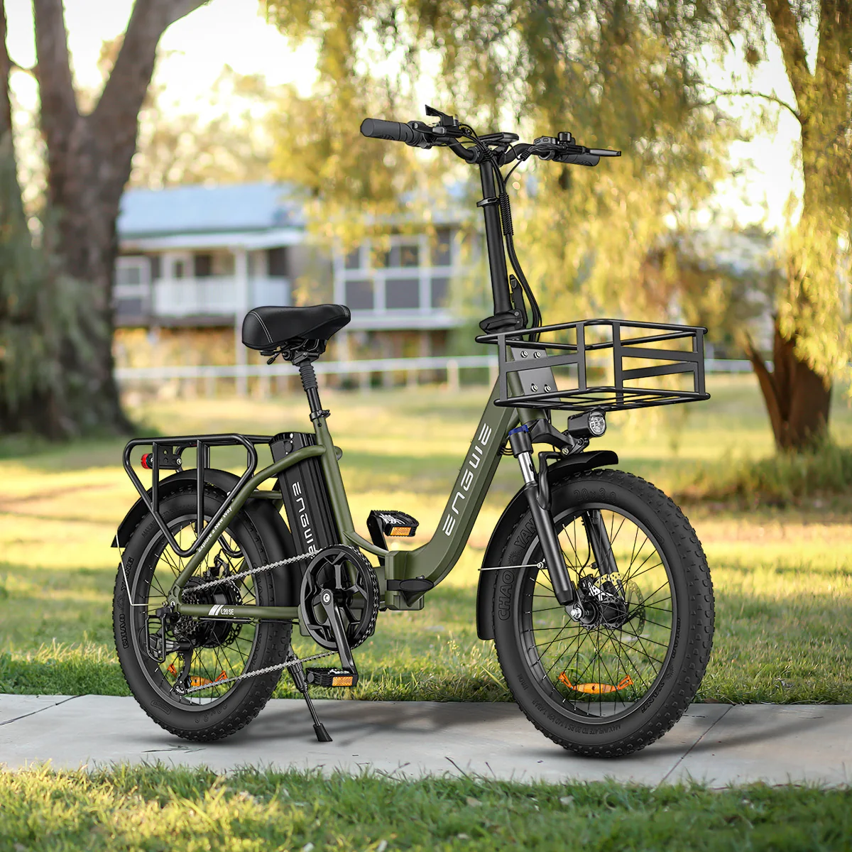 Engwe L20 SE 250W 20" Foldable Electric Bike Trekking E-bike 15.6 Ah Battery E-folding Bike [Pre-Order]