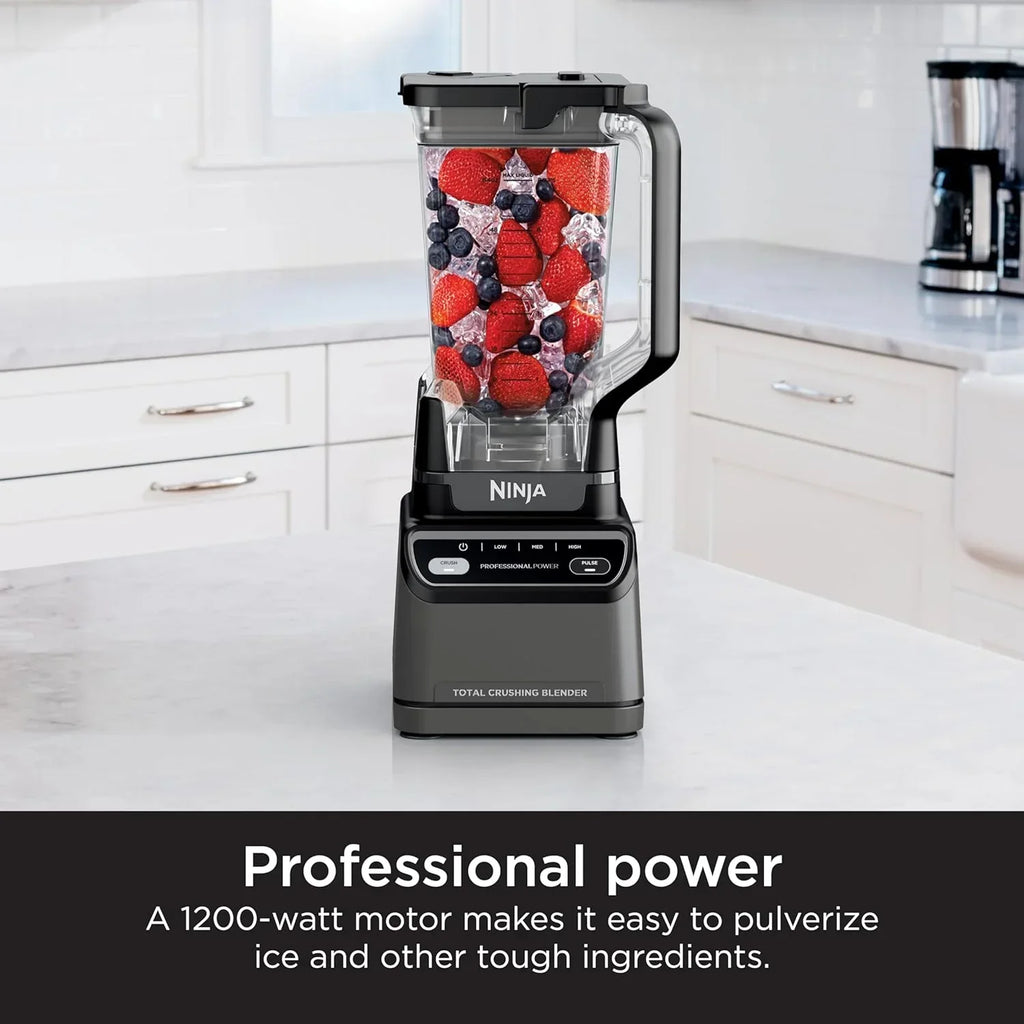 Ninja BL610 Professional 72 Oz Countertop Blender 1000-Watt Base Total Crushing Technology