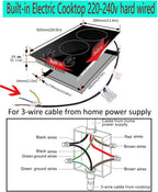 Karinear 30 Inch Electric Cooktop 4 Burners Built-in Ceramic Cooktop Radiant Electric Stove Top