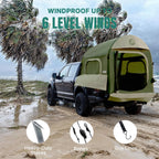 Truck Bed Tent 5.5ft-8ft Suitable for 2+1 People Family Inflatable Pickup Truck Tent