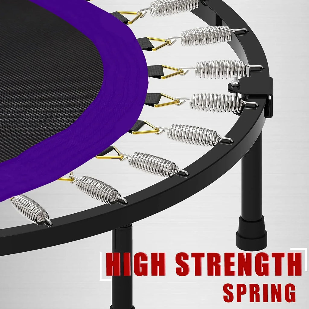 Kanchimi 40" 48" Folding Mini Fitness Indoor Exercise Workout Rebounder Trampoline