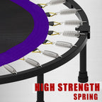 Kanchimi 40" 48" Folding Mini Fitness Indoor Exercise Workout Rebounder Trampoline