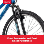 Huffy Stone Mountain Hardtail Mountain Bike for Boys/Girls/Men/Women 20"/24"/26" Sizes