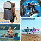 FBSPORT 11' Premium Stand Up Paddle Board Yoga Board with Durable SUP Accessories Carry Bag