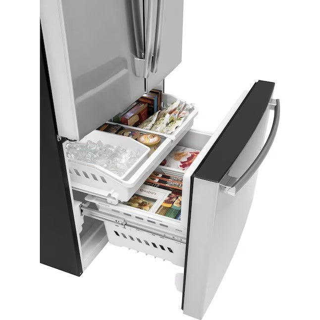GE 27-cu ft French Door Refrigerator with Ice Maker (Fingerprint-resistant Stainless Steel) ENERGY STAR