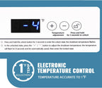 Chest Freezer 5.0Cubic Feet Deep Freezer Freestanding Freezers Removable Stainless Steel Basket
