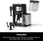 Ninja Hot & Iced XL Coffee Maker with Rapid Cold Brew, 4 Brew Styles, 8 Sizes Small Cup to Travel Mug, Single-Serve Coffee Brewer, 12-Cup Carafe, Permanent Filter, Removable Reservoir, Black, CM371