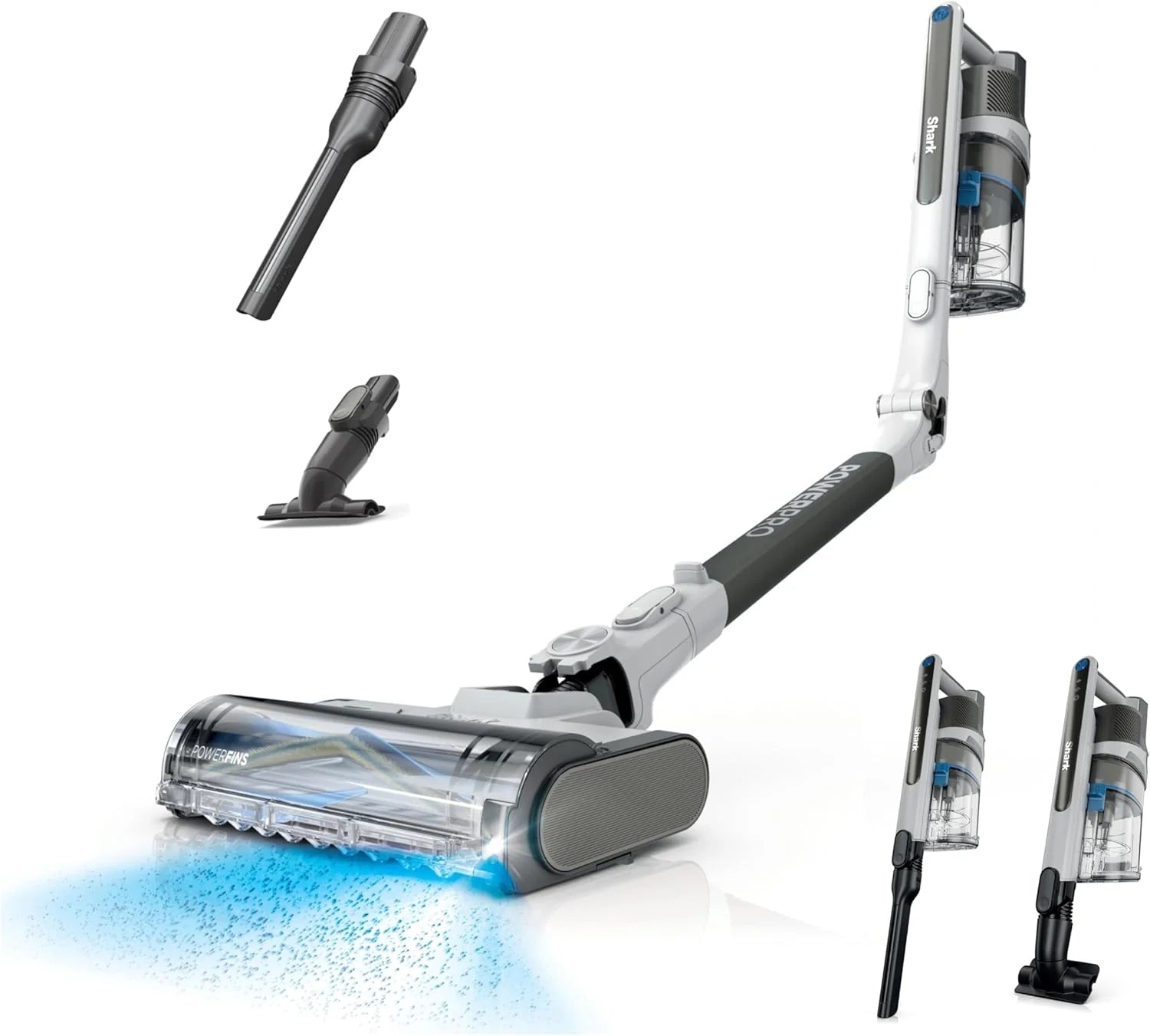Shark Freestyle Max Cordless Upright Vacuum, Multi-Surface Cleaning, Lightweight, Easy Maintenance, with Large Dust Cup and 2-Speed Brushroll, LED Headlights, Nordic Blue, SV2002