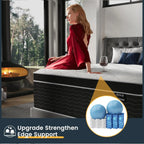 Full Size Mattress 10 Inch Full Size Mattress in a Box Medium Plush Hybrid Mattress