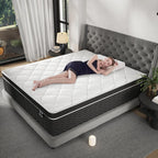 Full Size Mattress 10 Inch Full Size Mattress in a Box Medium Plush Hybrid Mattress