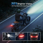 DEEPOWER QS7 Electric Bike for Adults, 1500W Peak Power 32MPH E-Bike
