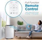 BLACK+DECKER 10,000 BTU Portable Air Conditioner for Rooms up to 450 Sq with Remote Control