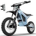 Tuttio Soleil01 Electric-Dirt-Bike for Teens Adults, 14"/12" Fat Tire 2000W 37MPH Electric-Motorcycle