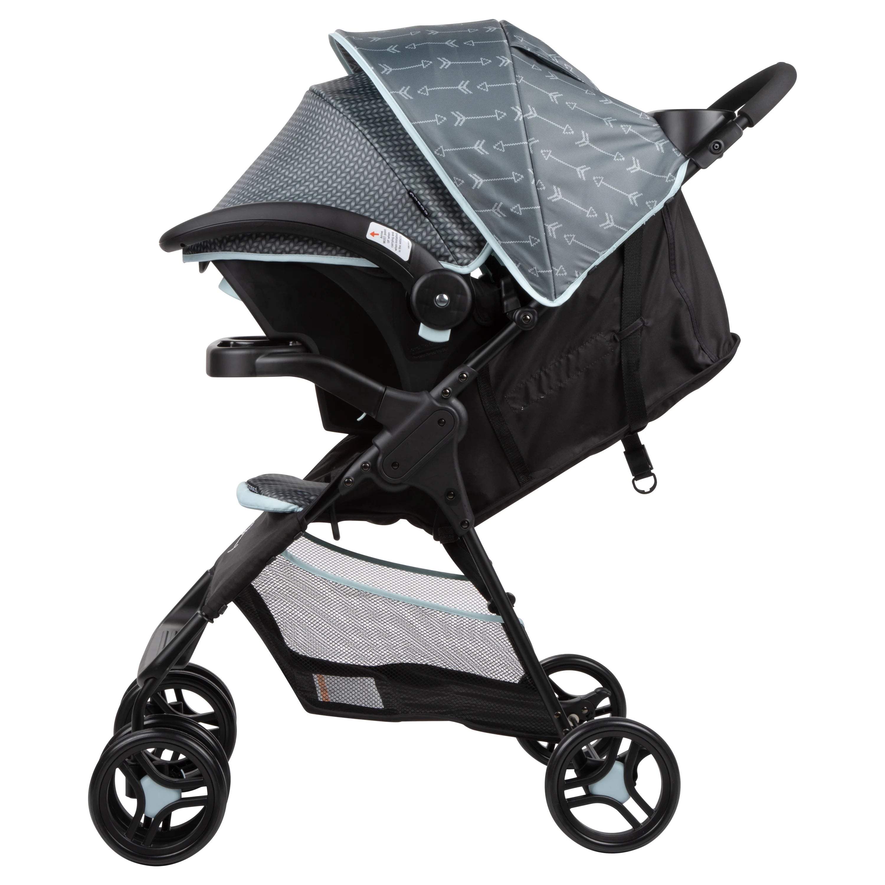 Cosco Kids Lift & Stroll DX Travel System, Gray Arrows, Toddler, Unisex