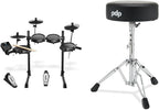 Alesis Turbo Mesh Kit - Electric Drum Set with Over 100 Sounds Mesh Drum Pad