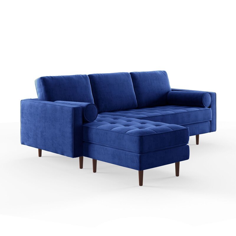 Lark 84&prime;&prime; Wide Reversible Sofa &amp; Chaise