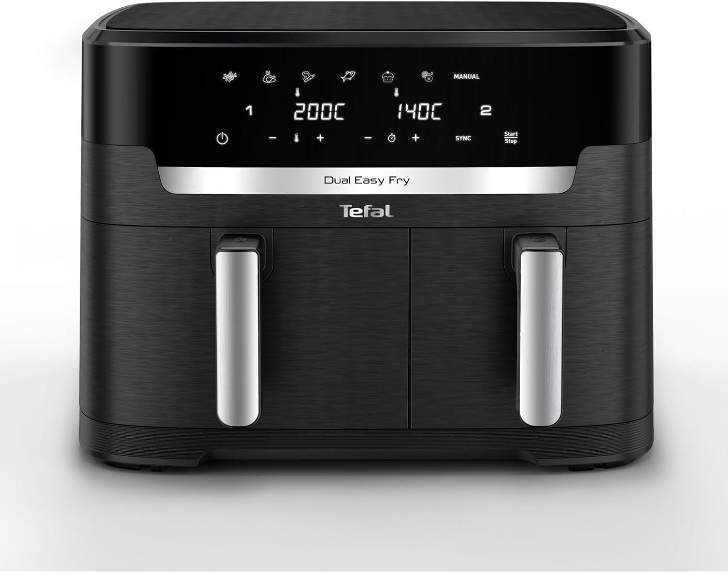 Tefal Dual Easy Fry 11L Air Fryer with 7 Preset Programs
