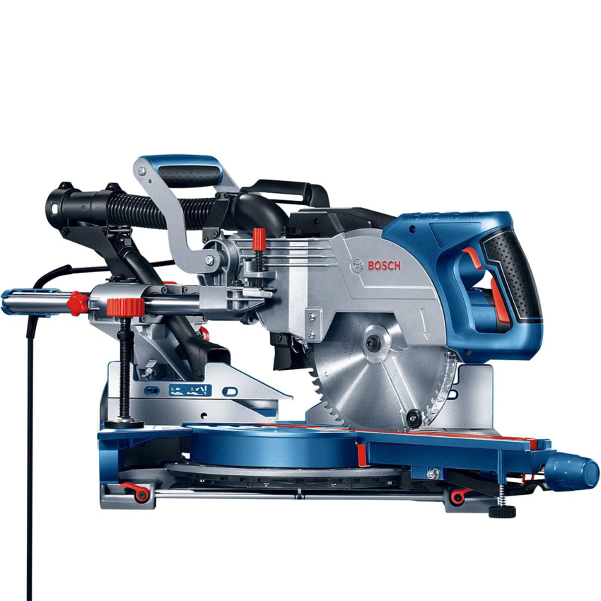 Bosch Professional GT GCM 8 SJL + GTA 2600 Scie &agrave; Onglet radiale ch&acirc;ssis Professional, Bleu