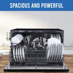Farberware Compact 6-Station Dishwasher Portable Mini Countertop Dishwasher