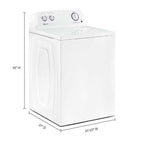 Amana 3.5-cu ft Agitator Top-Load Washer (White)