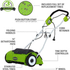 Greenworks 13 Amp 14-Inch Corded Dethatcher