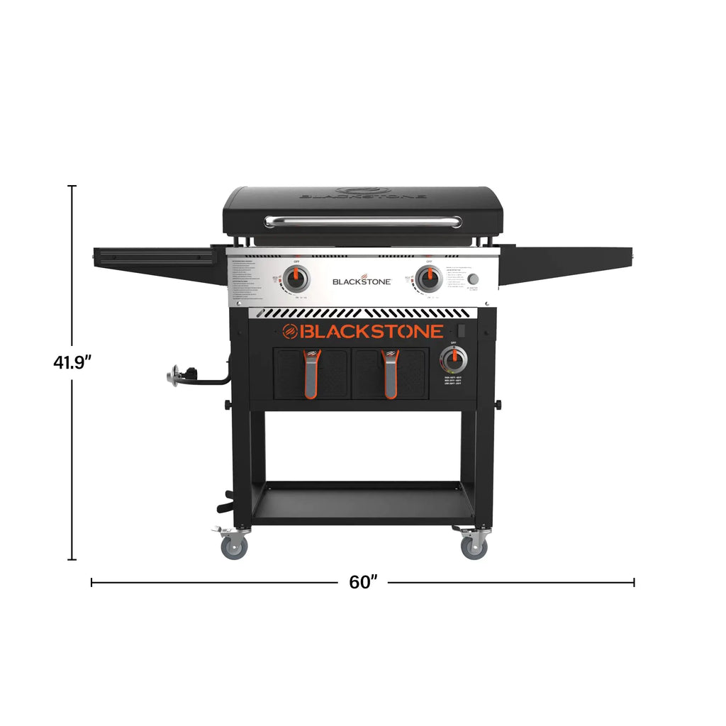 Clearance Sale Blackstone 2-Burner 28" Griddle with Electric Air Fryer and Hood