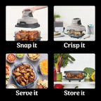 Ninja Crispi 4-in-1 Portable Glass Air Fryer Cooking System