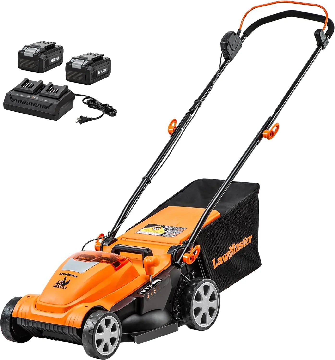 LawnMaster MEB1114K Electric Corded Lawn Mower 15-Inch 11AMP