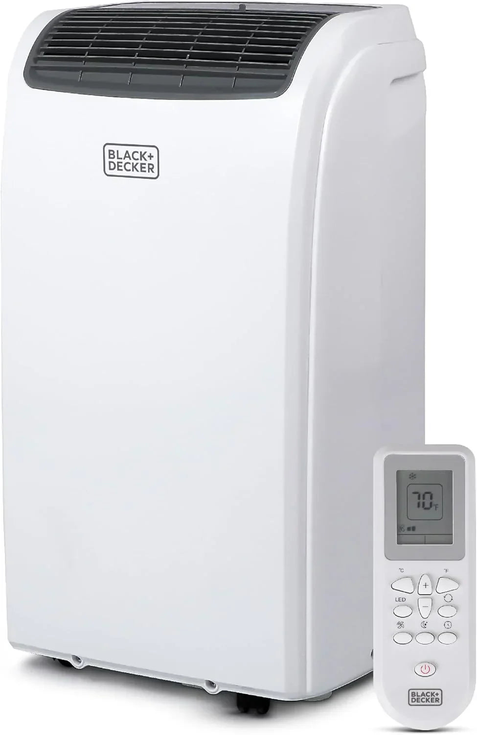 BLACK+DECKER 10,000 BTU Portable Air Conditioner for Rooms up to 450 Sq with Remote Control