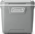Coleman Insulated Portable Rolling Cooler with Wheels, Leak-Proof Outdoor Hard Cooler, Keeps Ice for Up to 5 Days, 100 Quart