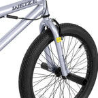 WEIZE Freestyle BMX Bicycle 20 Inch Stunt Bike for Kids and Adults Men and Women High Strength Steel Frame 360 Degree Rotor Freestyle