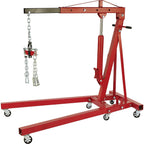 Strongway Hydraulic Engine Hoist with Load Leveler �C 2-Ton Capacity, 1in.-82 5/8in. Lift Range